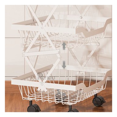 VERDULERO RYBIU CO29690 BLANCO DURADERO 4 PISOS + PAPEL REGALO