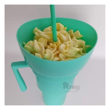 VASO PARA DULCES RYBIU CO29757 VERDE AGUA +PAPEL DE REGALO