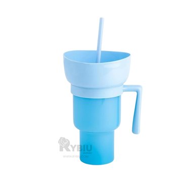 ENVASE GRANDE DE BEBIDAS RYBIU CO29758 CELESTE +ENVOLTORIO DE REGALO