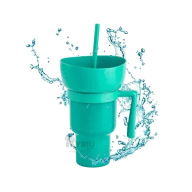 TAZA PARA GOLOSINAS RYBIU CO29757 VERDE AGUA +LIGAS DE REGALO