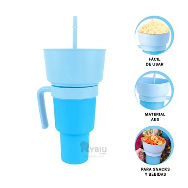 ENVASE FACIL DE LAVAR RYBIU CO29758 CELESTE +GIFT STICKERS