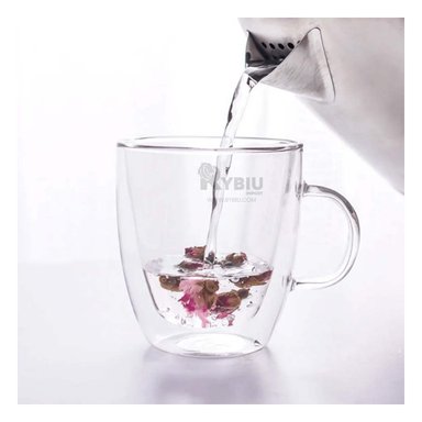 TAZON RYBIU ESTILIZADO EN 300ML TRANSPARENTE +REGALO AGENDITA 551