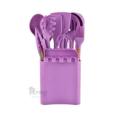 SET UTENSILIOS RYBIU CO29875 LILA COMBO INSTRUMENTOS COCINAR + GIFT MINIAGENDA