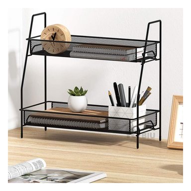 ESTANTE RYBIU HO29665 NEGRO MULTIFUNCIONAL COMPACTO + PAPEL REGALO