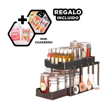 REPISA RYBIU HO29667 NEGRO EL HOGAR + BANDERITAS ADHESIVAS