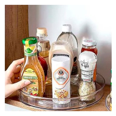 FUENTE RYBIU HO29750 TRANSPARENTE 360 COCINA + LIGAS REGALO