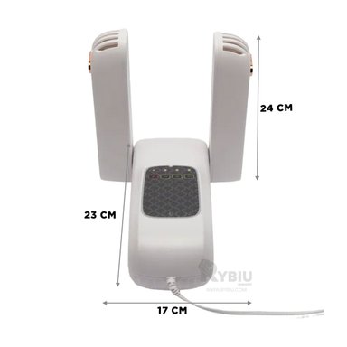 SECADOR ELECTRICO Y PRACTICO RYBIU HO29753 COLOR BLANCO + REGALO STICKERS - 5