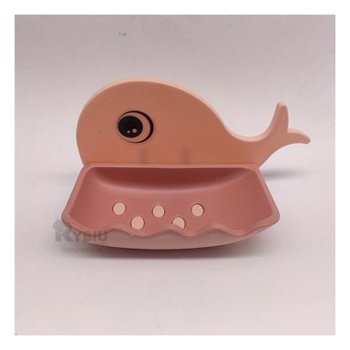 JABONERA RYBIU ROSADO ELEGANTE PARA NIÑOS + ENVOLTORIO REGALO