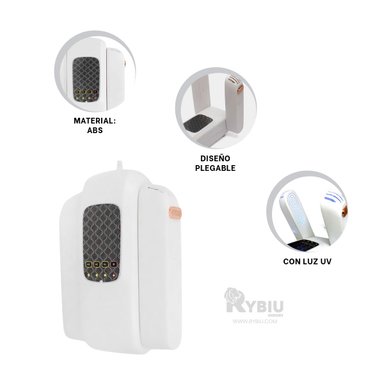 SECADOR DE CALZADO RYBIU HO29753 PARA LA FAMILIA BLANCO + GIFT MINIAGENDA - 4