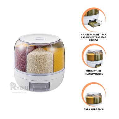 EXPENDEDOR RYBIU CO30394 BLANCO RESISTENTE MENESTRAS + LIGAS REGALO