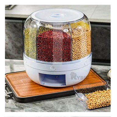 DOSIFICADOR RYBIU CO30394 BLANCO MODERNO COCINA 6KG + GIFT STICKERS