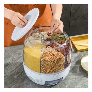 DOSIFICADOR RYBIU CO30394 BLANCO MODERNO COCINA 6KG + GIFT STICKERS - 3