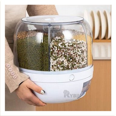 DOSIFICADOR RYBIU CO30394 BLANCO MODERNO COCINA 6KG + GIFT STICKERS - 4