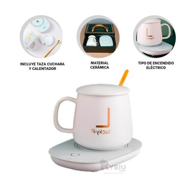 PACK RYBIU CO30463 CALEFACTOR CON CANTARO EN BLANCO+ GIFT MINIAGENDA - 4