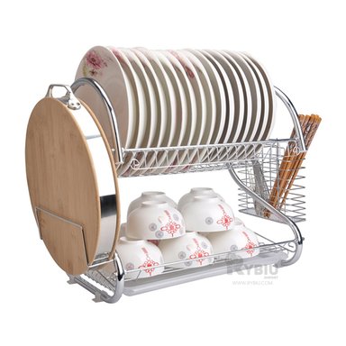 SET ESCURRIDOR RYBIU CO30401 PLATEADO PRACTICO PLATOS + REGALO AGENDITA