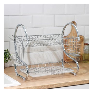 ESCURRIDOR RYBIU CO30401 PLATEADO SECADOR COMODO ECONOMICO + ENVOLTORIO REGALO