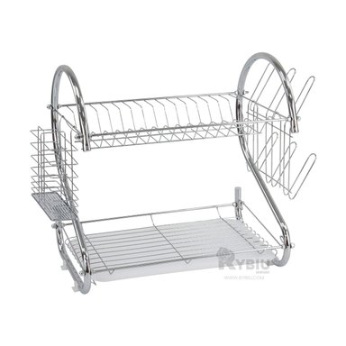 SET ESCURRIDOR RYBIU CO30401 PLATEADO DISEÑO ECONOMICO + PAPEL REGALO