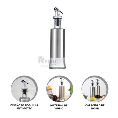 BOTELLA UTIL PARA VINAGRE 300 ML Y+REGALO AGENDITA