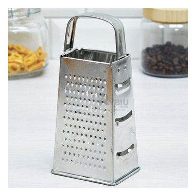 RASPADOR INOXIDABLE Y UTIL EN L Y+ENVOLTORIO DE REGALO