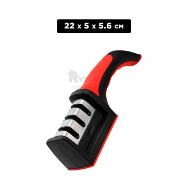 PULIDOR RYBIU CO30357 ROJO 3 TIEMPOS + REGALO LIGAS PEINAR