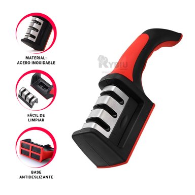 AMOLADOR RYBIU CO30357 ROJO ELEGANTE PUNZOCORTANTES + REGALO STICKERS