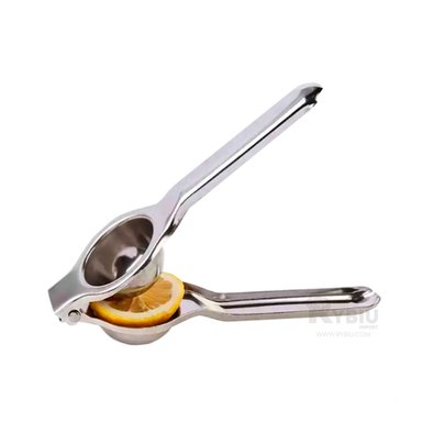 EXPRIMIDOR RYBIU CO30410 PLATEADO SURTIDOR CEVICHE + REGALO LIGAS PEINAR