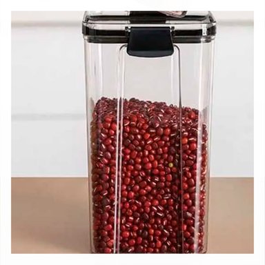 ORGANIZADOR RYBIU CO30412 TRANSPARENTE TARRO LIGERO CEREALES 24X9 CM + GIFT STICKERS