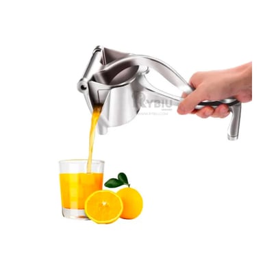 EXPRIMIDOR RYBIU CO30411 PLATEADO ESTRUJADOR IDEAL LIMON + ENVOLTORIO REGALO - 4