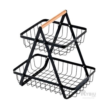 SET FRUTERO RYBIU CO30415 ACERO INOXIDABLE NEGRO ORGANIZADOR MODERNO NARANJAS + REGALO AGENDITA