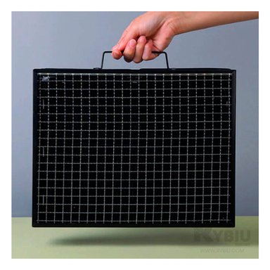 PARRILLA RYBIU CO30422 NEGRO BARBACOA MODERNA CAMPO + GIFT MINIAGENDA