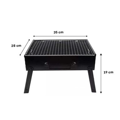 PARRILLA RYBIU CO30422 NEGRO ASADOR SALIDAS + LIGAS REGALO - 4