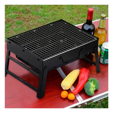 PARRILLA RYBIU CO30422 NEGRO BARBACOA RESISTENTE AL FUEGO + REGALO AGENDITA