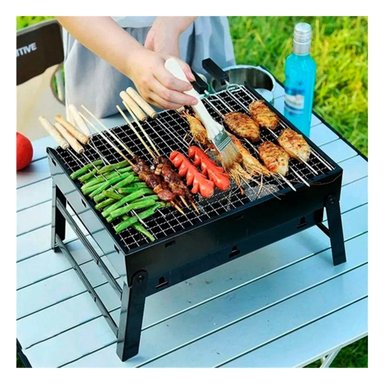 PARRILLA RYBIU CO30422 NEGRO ASADOR ADAPTABLE CARBON + POST-IT ADHESIVOS - 3