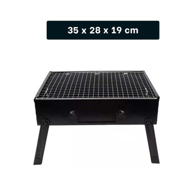 PARRILLA RYBIU CO30422 NEGRO ASADOR ADAPTABLE CARBON + POST-IT ADHESIVOS - 4