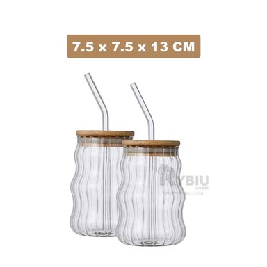 FRASCO DE AGUA EN TRANSPARENTE Y+REGALO LIGAS PARA PEINAR