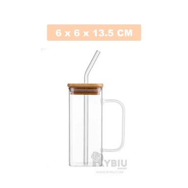 VASIJA DE AGUA 350ML RYBIU CO32134 TRANSPARENTE +REGALO LIGAS PARA PEINAR