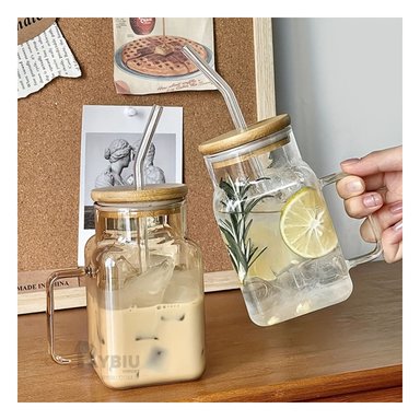 FRASCO CON ESTILO EN TRANSPARENTE 500ML Y+REGALO STICKERS