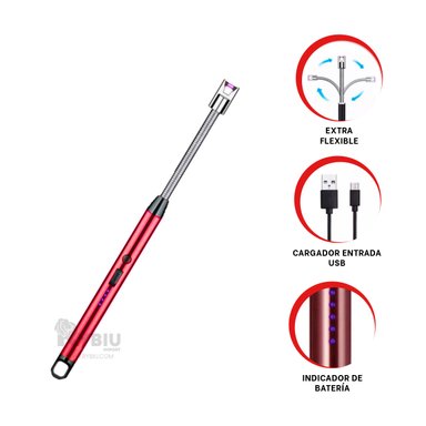 DISPOSITIVO RYBIU CO30507 ROJO UTIL FUEGO + REGALO LIGAS PEINAR