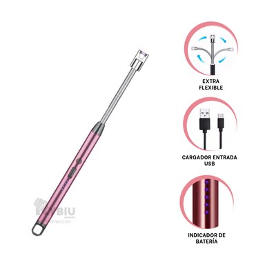 CHISPERO RYBIU CO30506 ROSADO RESISTENTE USB + LIGAS REGALO