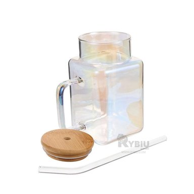 VASIJA DE AGUA 500ML RYBIU CO32135 TRANSPARENTE +REGALO LIGAS PARA PEINAR