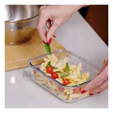 RECIPIENTE DE CONSERVACION RYBIU CO32516 VIDRIO ROSADO 410ML +GIFT MINIAGENDA