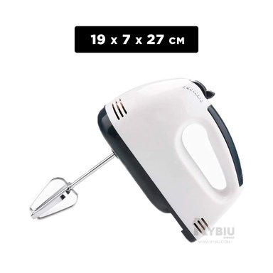 LICUADORA DE MANO RYBIU CO30188 DURADERA DE COLOR BLANCO Y+LIGAS DE REGALO