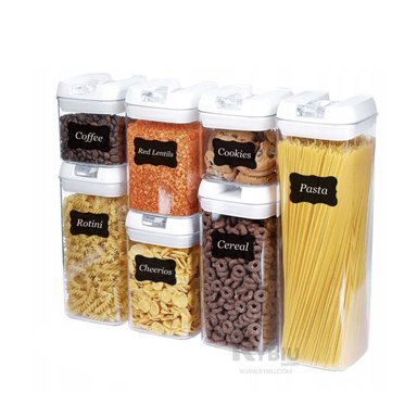 SET CONTENEDORES RYBIU CO30286 BLANCO TAPERS MODERNOS + REGALO AGENDITA