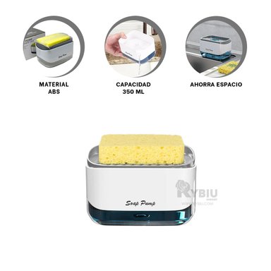 EXPENDEDOR RYBIU CO30192 BLANCO DURADERO + REGALO LIGAS PEINAR - 3