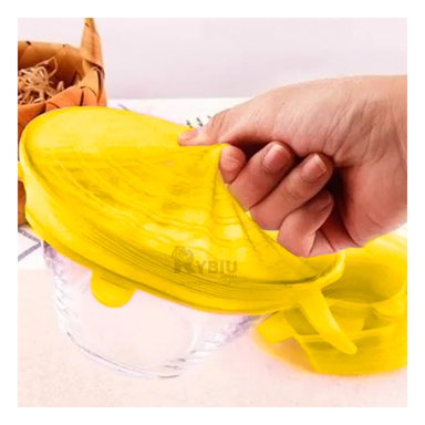 CUBIERTAS AJUSTABLES DE COLOR AMARILLO Y+PAPEL DE REGALO