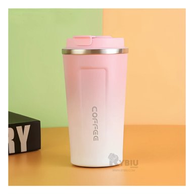 TAZA DE BEBIDAS CALIENTES RYBIU CO30262 ROSADO +REGALO AGENDITA