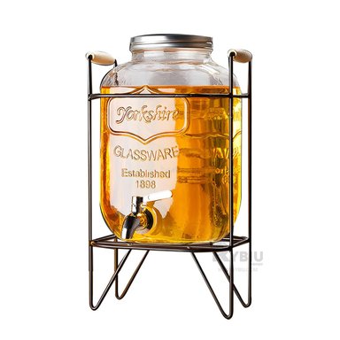 SURTIDOR BREBAJES RYBIU CO30193 TRANSPARENTE CON GRIFO 8L + REGALO AGENDITA