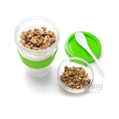 TAZA ELEGANTE 350ML RYBIU CO29580 VERDE LIMON +REGALO AGENDITA - 1