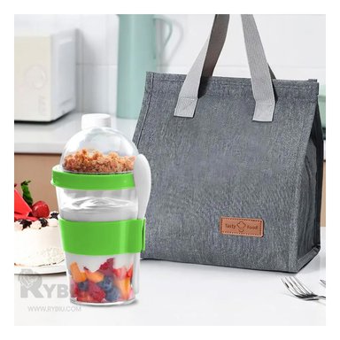 TAZA ELEGANTE 350ML RYBIU CO29580 VERDE LIMON +REGALO AGENDITA - 2