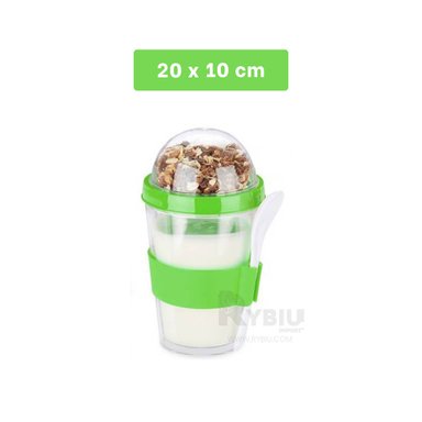 TAZA ELEGANTE 350ML RYBIU CO29580 VERDE LIMON +REGALO AGENDITA - 5